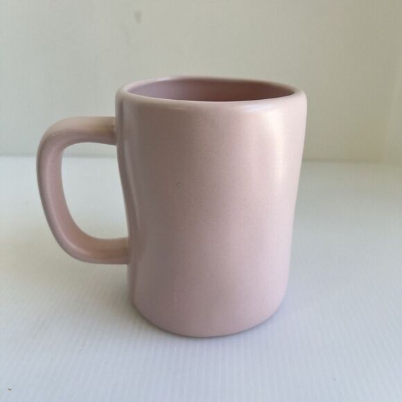 Rae Dunn PINK Easter Mug SOME BUNNY TO LOVE Ceramic Cup DW Safe Magenta New - Picture 4 of 6